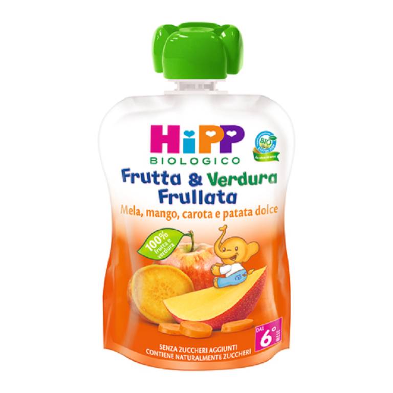 HIPP BIO FRUT&VER CAR/MA/BA90G