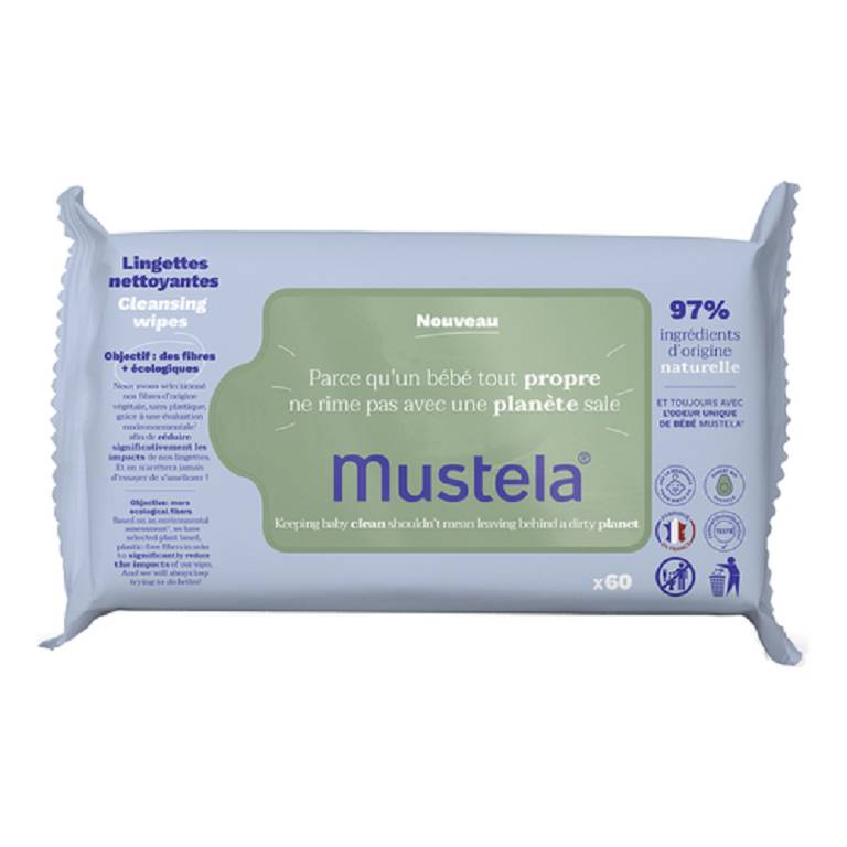 MUSTELA SALVIETTE DETERGENT60P